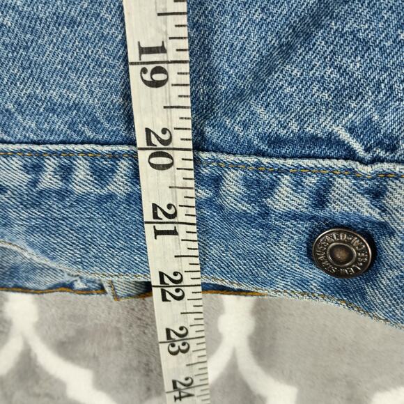 Vintage Levis Denim Trucker Jacket Men Small Blue Type 3 Made USA 80s - Picture 6 of 15